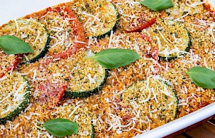 Tomato Zucchini Bake