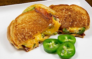 Jalepeño Popper Grilled Cheese